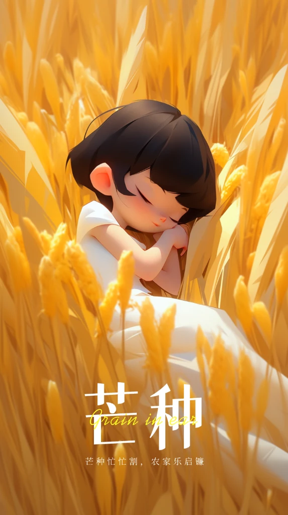 24 Solar Terms Poster - Grain in Ear