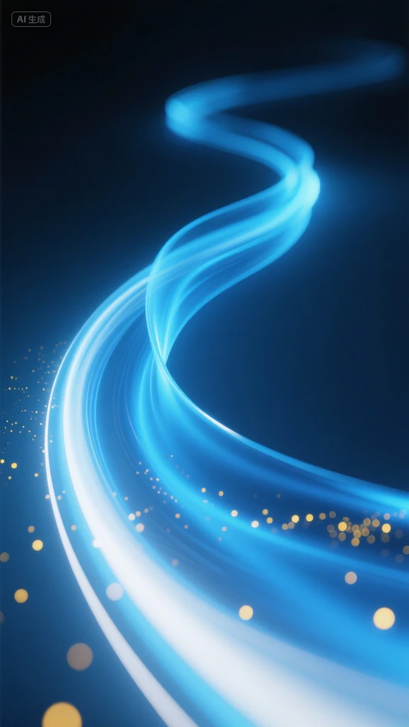 Blue Light Ribbon