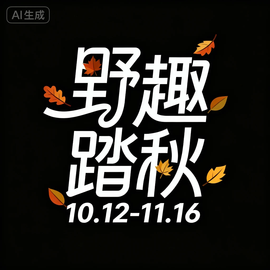 AI Font - Wild Autumn Stroll