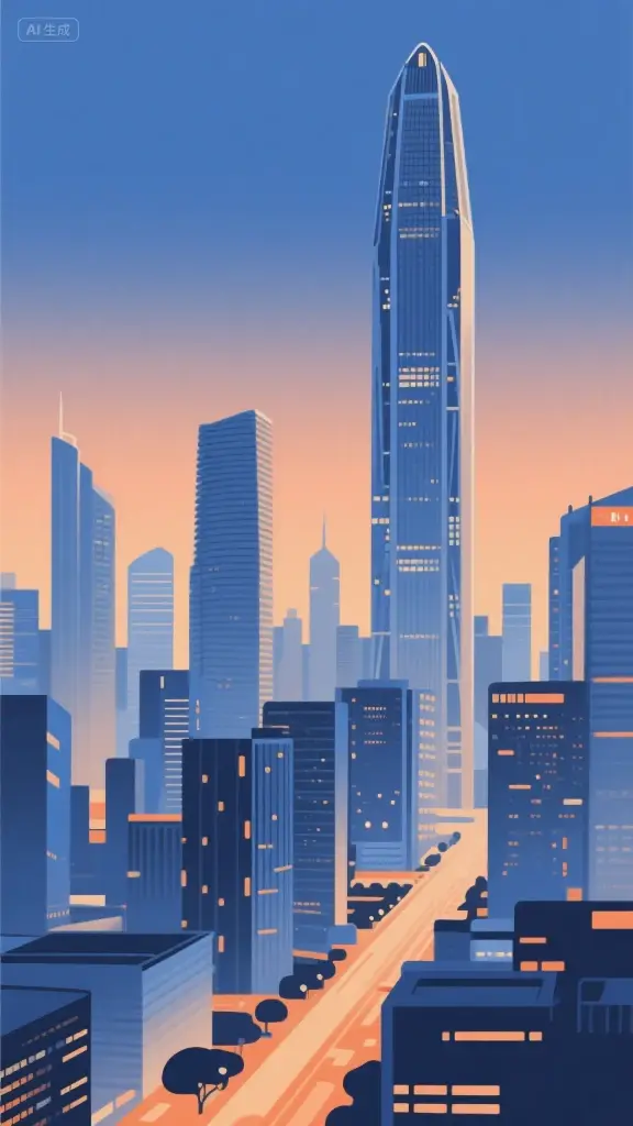 深圳城市插画