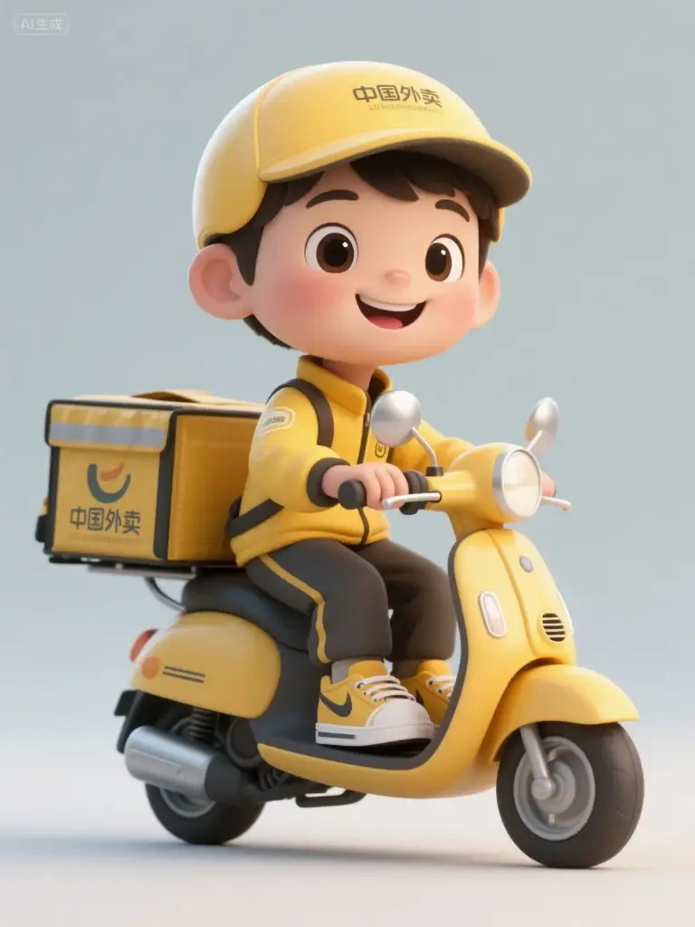 可爱的送外卖小哥