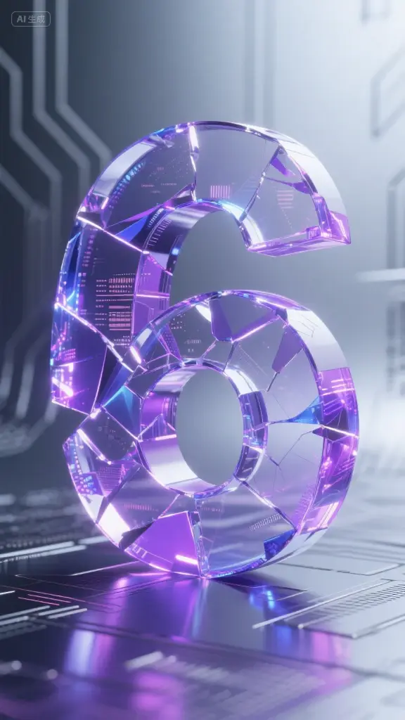 赛博破损数字6