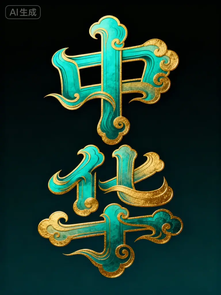 云纹字-中华