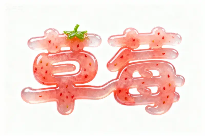 草莓字体
