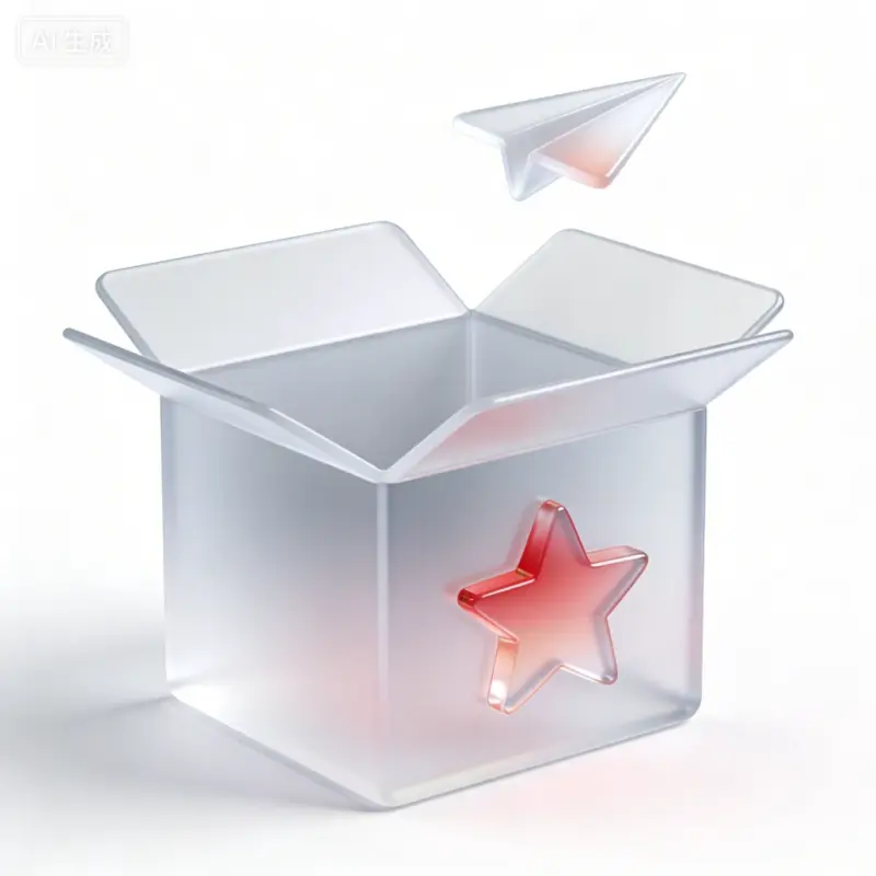3d磨砂图标-收藏
