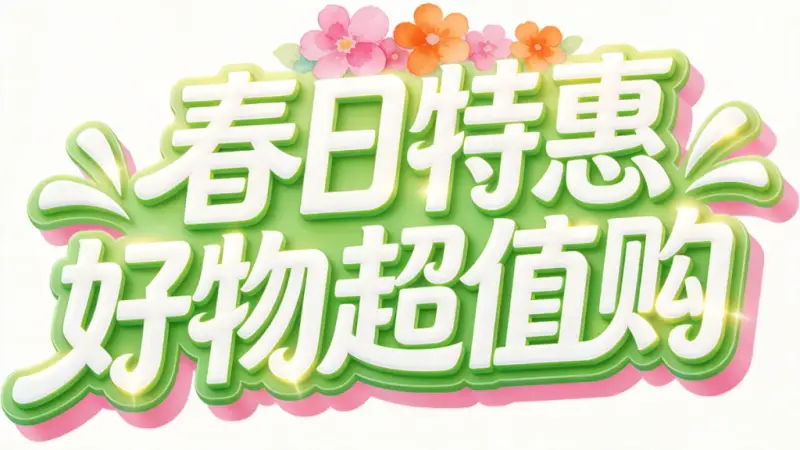 春日特惠,好物超值购