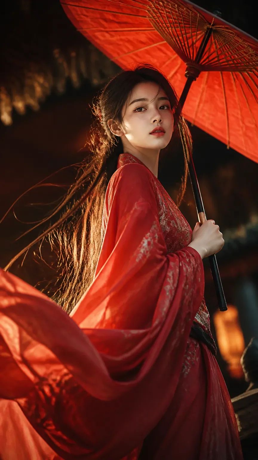 Ultra-realistic photography, inspired by classical Chinese fantasy fashion.