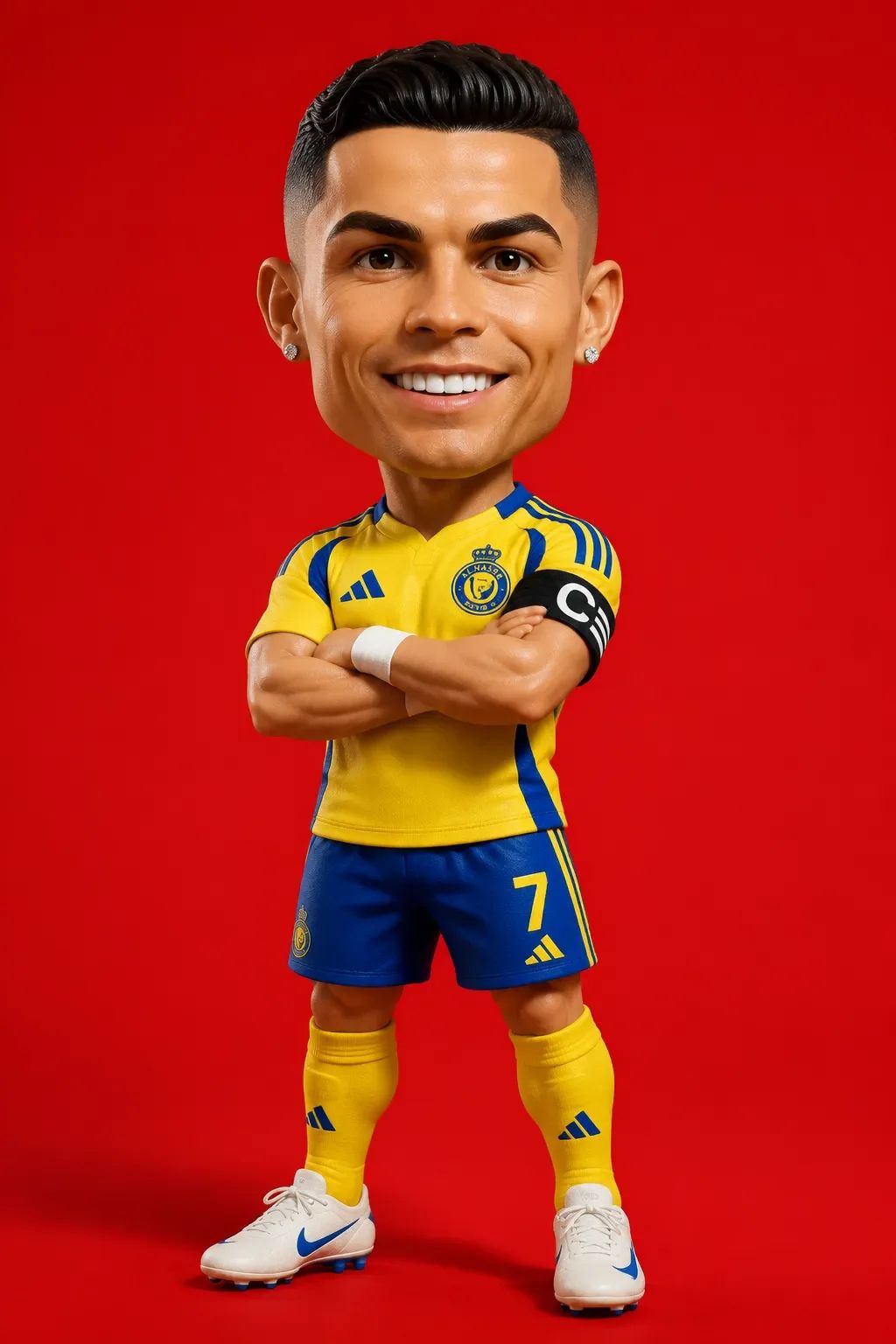 3d Caricature Figurine Of  Ronaldo