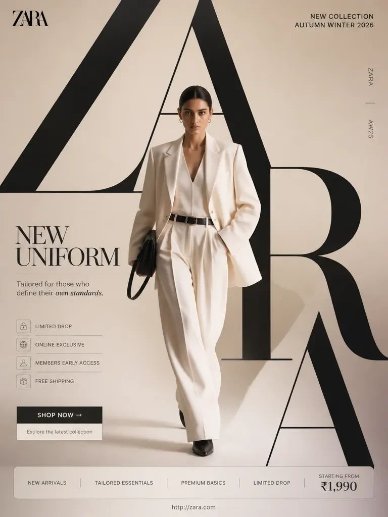Ultra-Premium Fashion SMM Promotional Poster